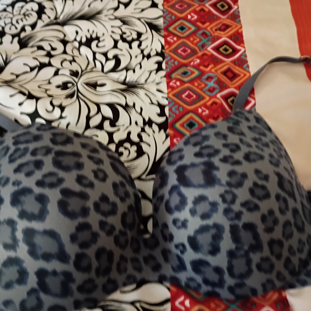 Victoria's Secret Cheetah Print Push Up Leopard  Bra VS Incredible 32c